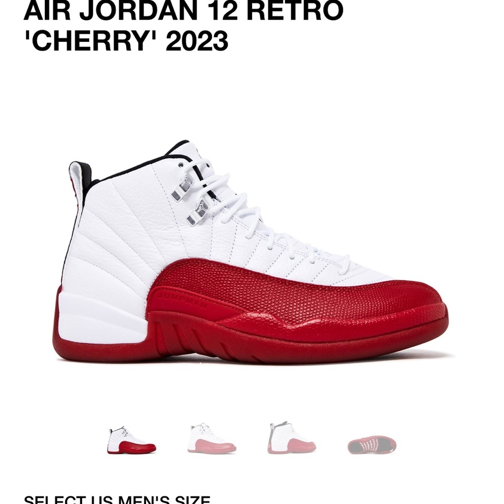 Air Jordan 12 retro cherry red 2023